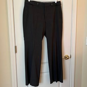 Banana Republic Women’s Jackson Fit Lt. Gray w/ Subtle Stripe Lined Pants- 14